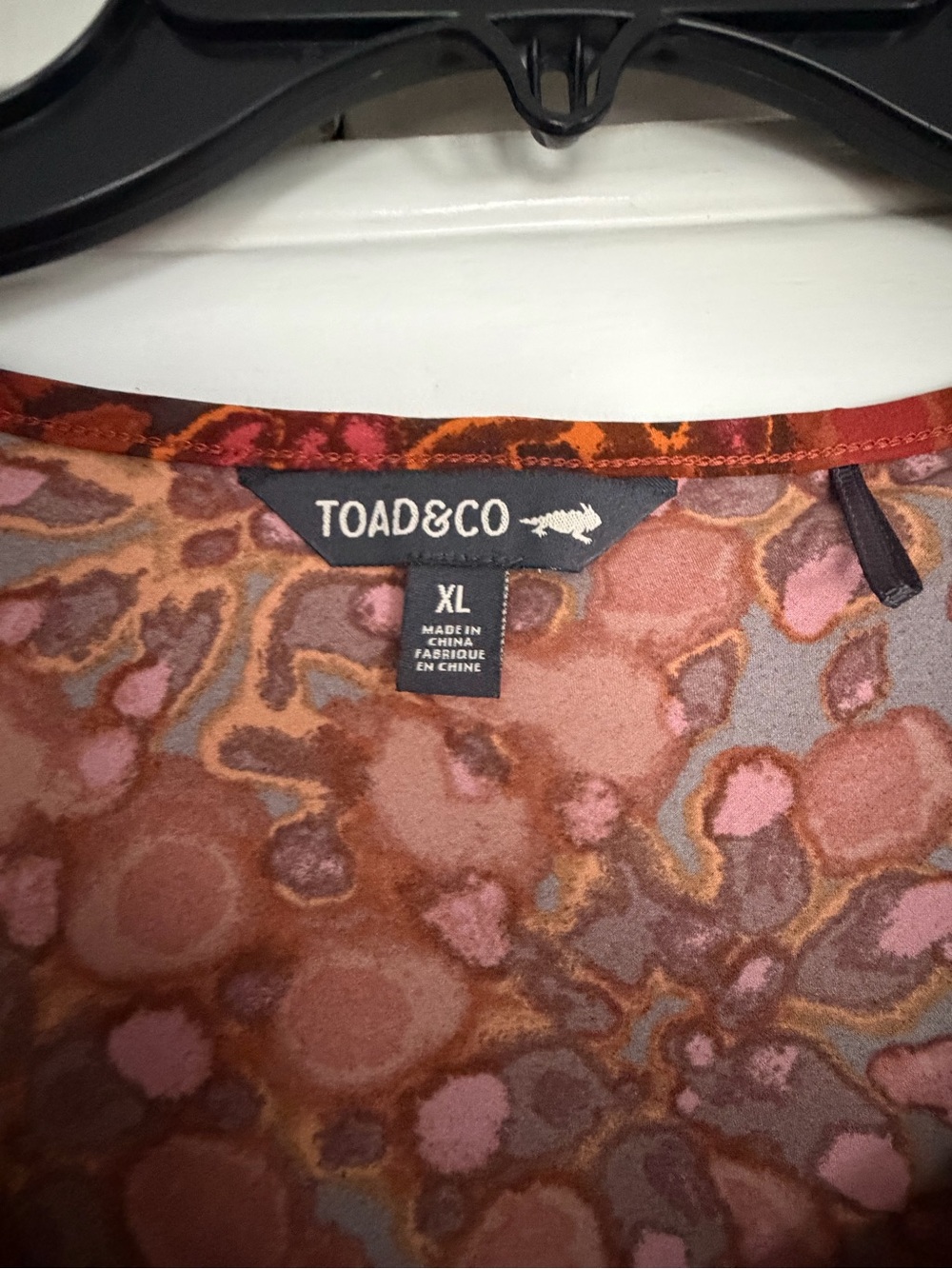 Toad&Co Sleeveless Floral Maxi Dress in Rust and Burnt Orange - Picture 2 of 4
